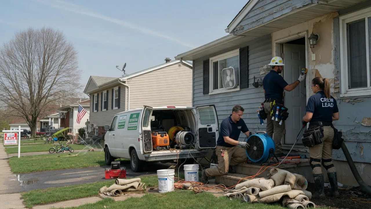 Flood Cleanup in Creekside, PA near me
